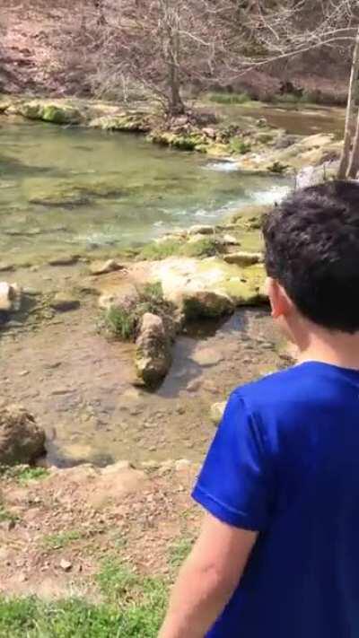 if I try to throw the fish back in the water