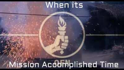 Job well done fellas, let's head home.