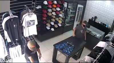 Brazilian clothing store owner shoots three armed robbers