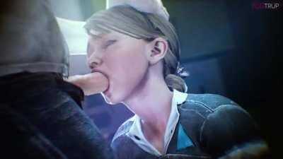 Kara face-fuck (Fugtrup) [Detroit: Become Human]