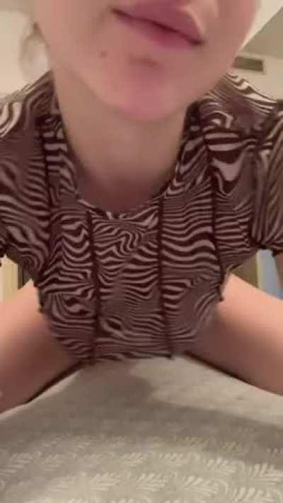 Is your morning wood ready for me to ride?