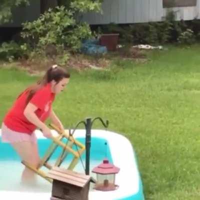 HMC while I save this squirrel from drowning
