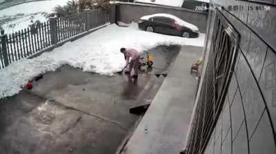 Nearly got the yard cleared dear