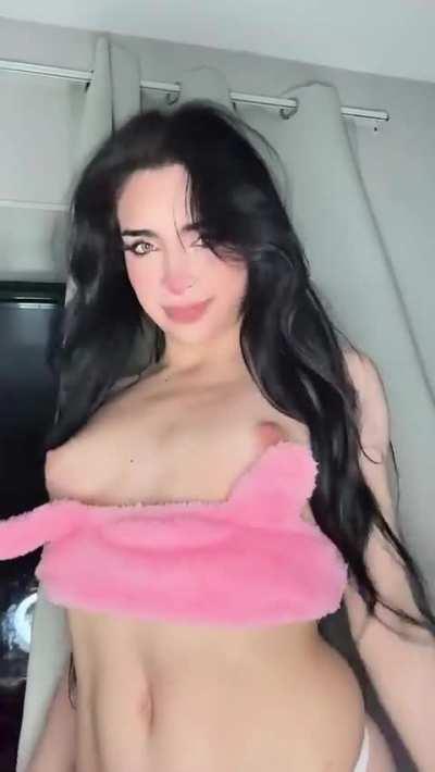 Do you enjoy how my tiny tits bounce?