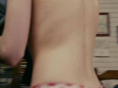 Brie Larson sexy thong scene