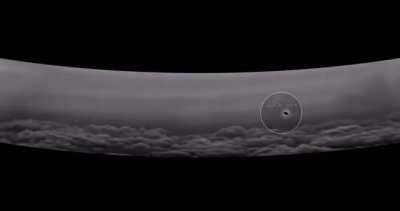 Gimbal UFO trajectory showing it come to stop. IMHO this is more powerful than the original square footage.