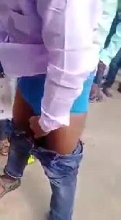 at Bihar exam center. Raw and real family need to address this.