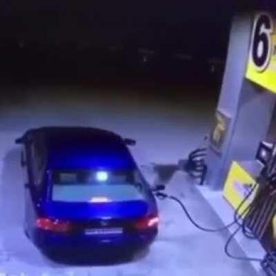 Maybe he stole the car