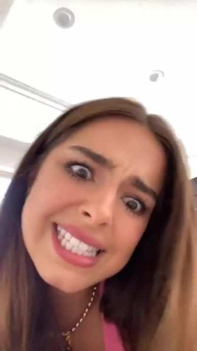 When she sticks her tongue out 🤤