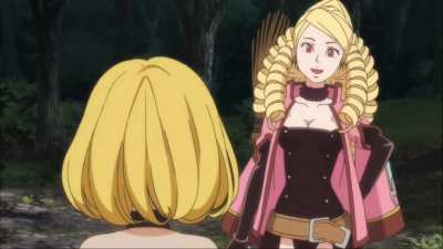I want to bring up this Dubbing from Maria the Virgin witch. One of the witches, Viv speaks with a English accent, but yet everyone else is speaking regular “English” even though it’s 15th century France. What’s up with that?