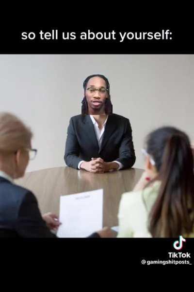 He got the job after this