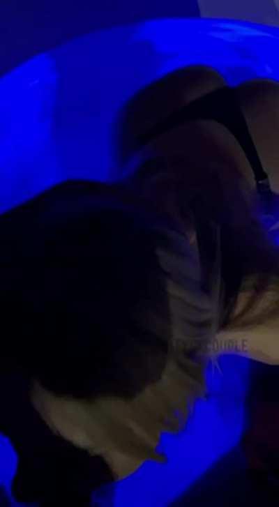 whirlpool and skyline of Amsterdam