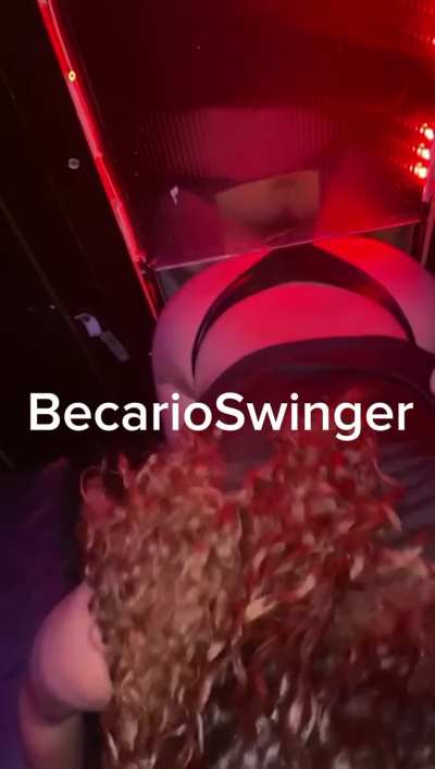 Fucking in the glory hole