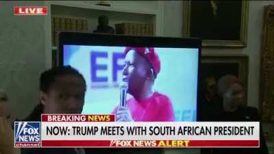 Trump and South African president