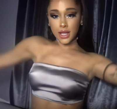 Goddess gently swaying her cute titties side to side