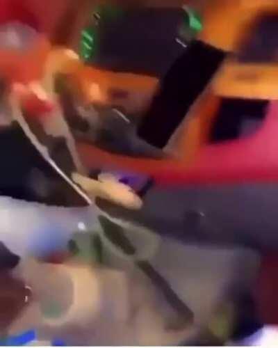 Girlfriend pulls boyfriend's keys regrets instantly