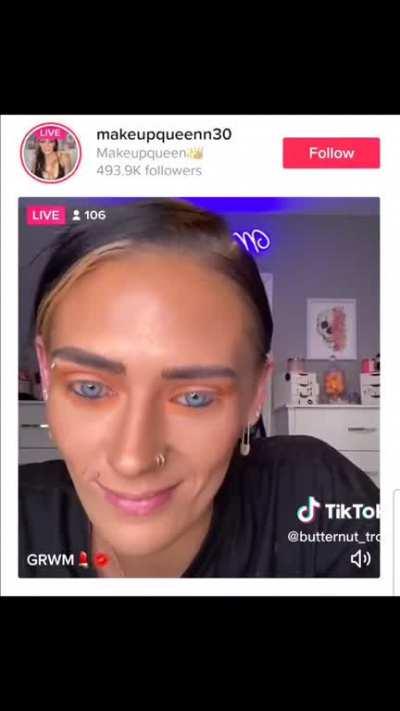 makeupqueenn30 got b.a.n.n.e.d for bullying/harassment & this was her response when her got her live access back 🥴