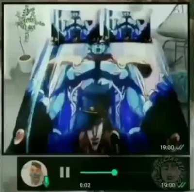 translation: hi dear, come here at home so we can do a ORA ORA ORA ORA!