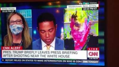 facial implosion on CNN