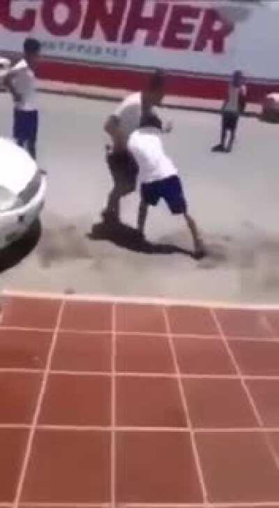 Is this supposed to be a gang fight or some shit?
