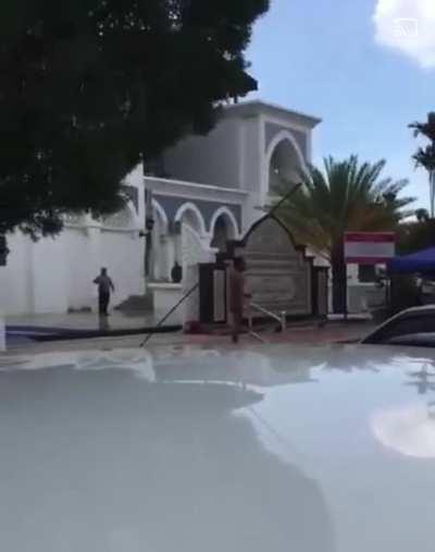 To arrest a machete-wielding drug addict without any weapons