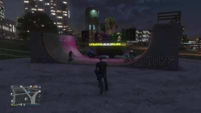 Half pipe jam session with the boys