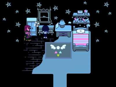 A simple animation, but one I like in concept. Kris playing the piano for Susie after getting one in their room.