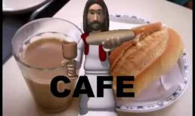 Q pausa da salsicha oq rapaz, o negócio é a pausa do café