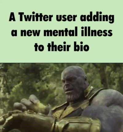 Юзер твиттера добавляет новое психологическое заболевание в свою биографию