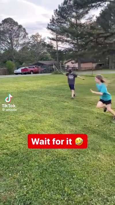 I hope he's got full coverage on that..