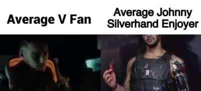 Average V Fan vs. Average Johnny Enjoyer! (I did not make this video)