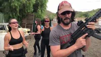 How Keanu Reeves train with Taran for John Wick- Chapter 3