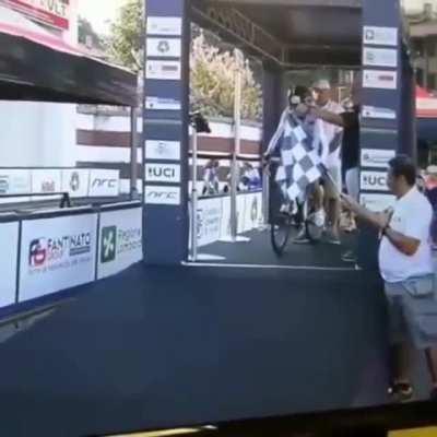 Fred goes to his first time trial at 85