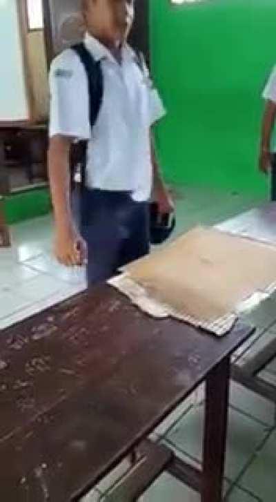 Lil Bruce wasn't ready for this yet !!