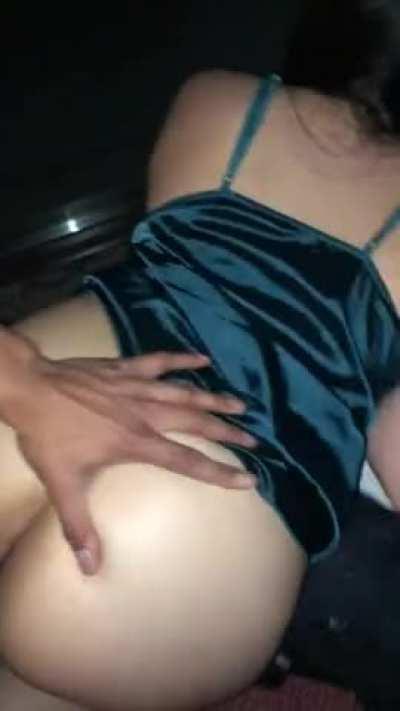 Asian night dress fuck
