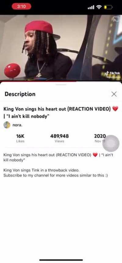 King Von after God about to send him where it’s hot cause he just read the Modell report