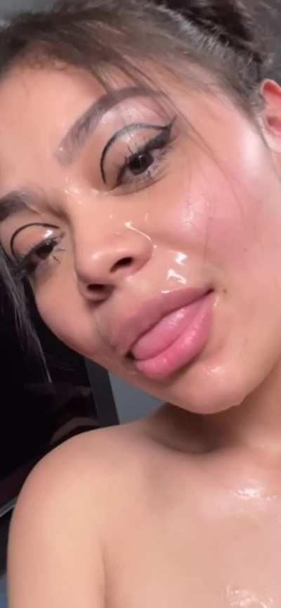 Would you kiss me or add your cum to my face next?