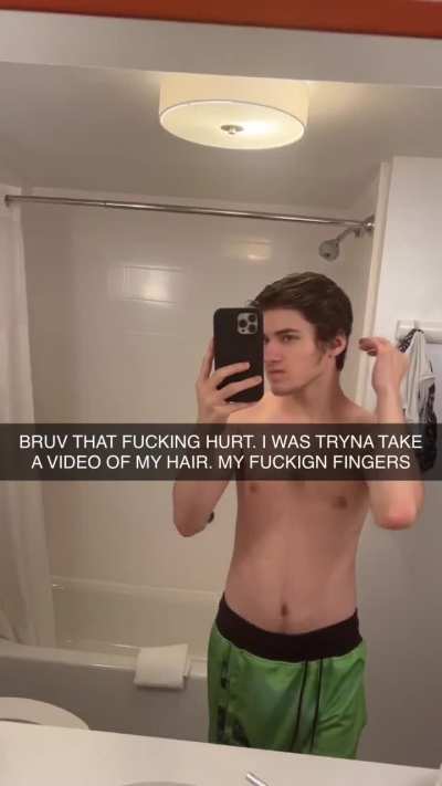 Video from a year ago. I have nerve damage in fingers. This video has always been funny to me