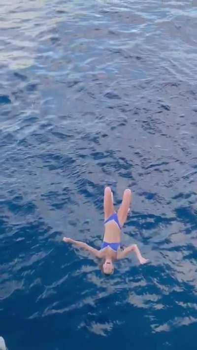 HMC as I dive like a swan