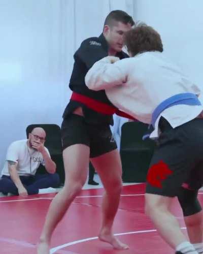 WrEsTliNg is BeTter than JuDo 🙃 ! 🥋 is the wrestler and ⬛ is judo