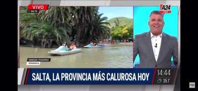 “Ami me gustan las tucumanas” (se pone fetichoso con la empanada)