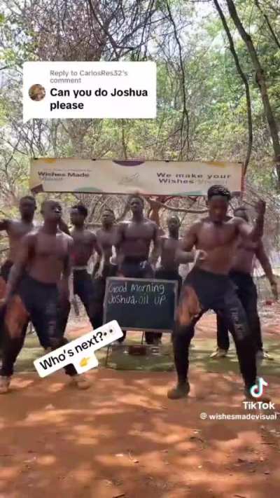 Good Morning... Joshua