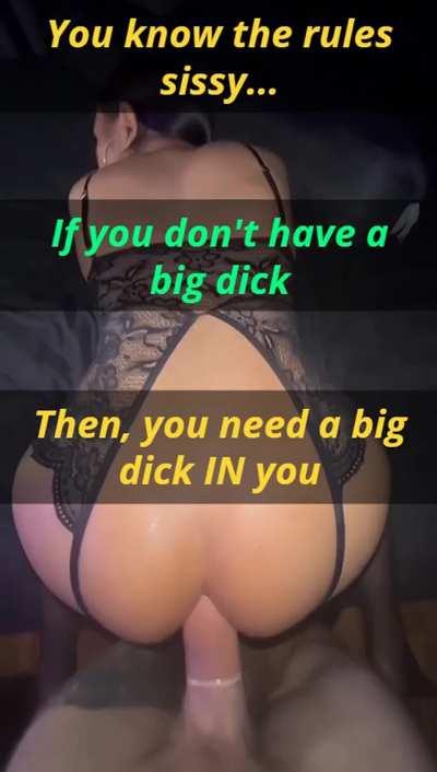 That's the rule sissy💓