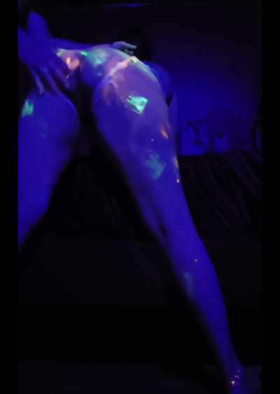 [oc] Glow paint fun before we fuck 🎨
