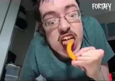 Best way to eat a Cheeto. Turn up audio for full effect.