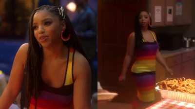 The Slim-Thick Queen herself: Chloe Bailey, and her immaculate posterior. (Grown-ish)