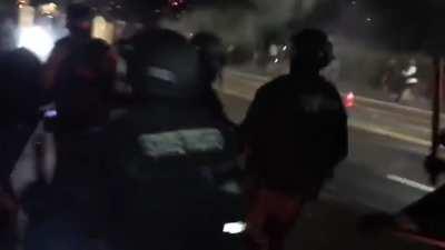 Guy lights himself on fire