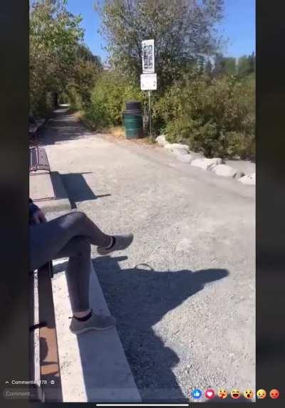 canadian karen has a meltdown over kids playing at park