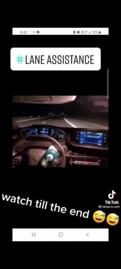 Using lane stabilization as autopilot