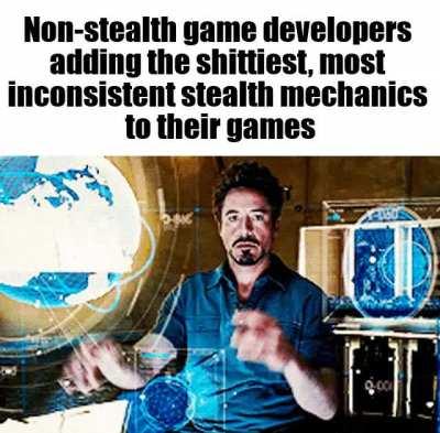 Oh what's that you didn't headshot the guard immediately? Back to the checkpoint bucko